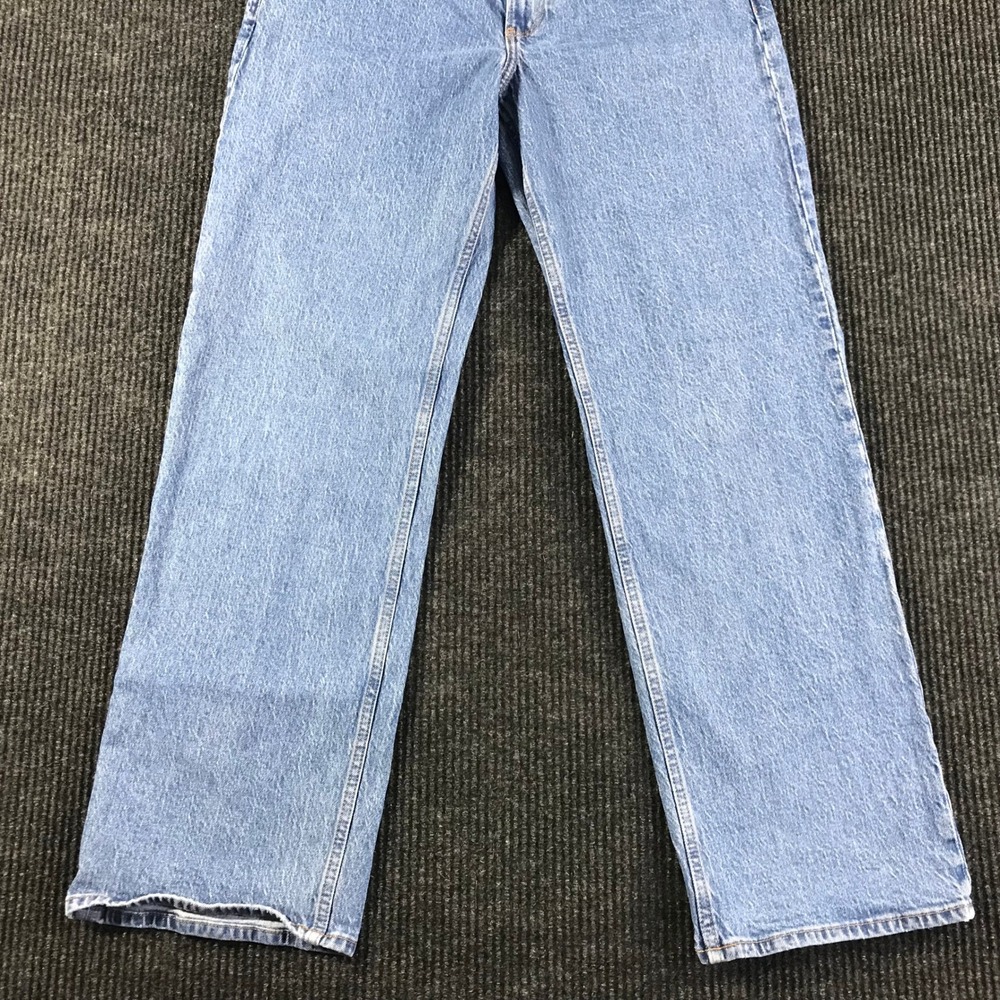 Abercrombie & Fitch The Baggy Low Rise Jeans Womens 29 8R Medium Wash Blue Denim - Picture 3 of 7